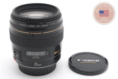 MINT w/cap] Canon EF 85mm f/1.8 USM AF Lens Ultrasonic From JAPAN