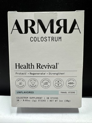 ARMRA Colostrum Health Revival - Protect-Regenerate-Strengthen. Unflavored 30ct.