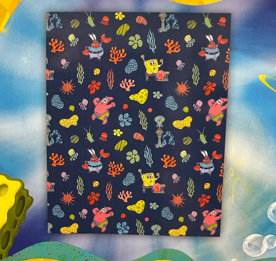 SpongeBob SquarePants Silk Touch Blanket Travel Throw 40”X 50” Party Down NEW - Image 4 of 4