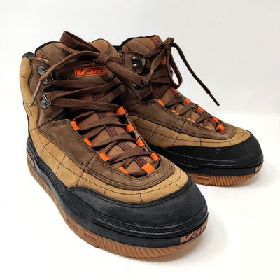 【デッドストック】VAN ワークブーツ　Insulated Brown Old School Vans Parker Freestyle Snowboard Boots US 9 Brown Black