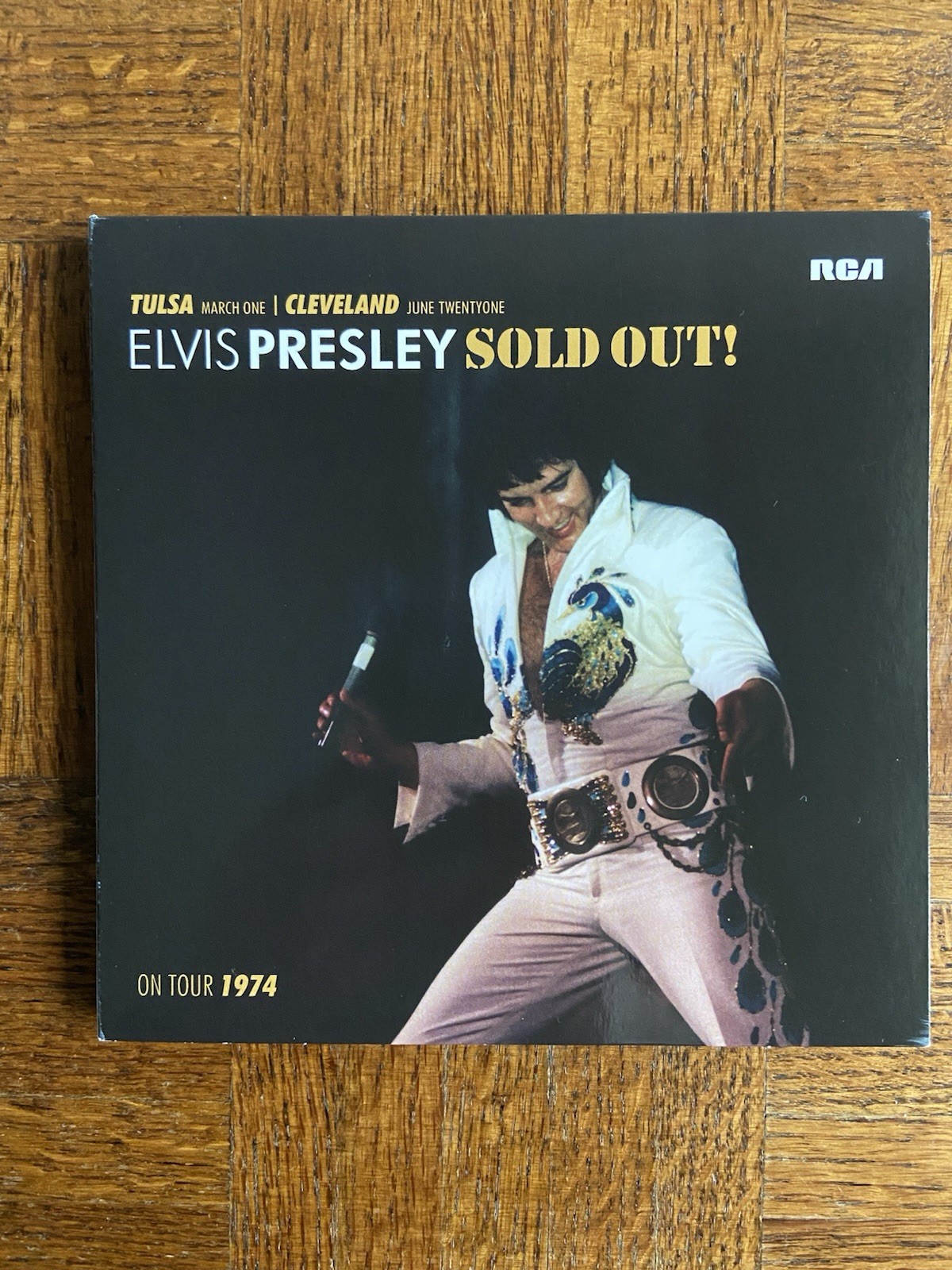 Elvis Presley Sold Out! FTD CD 2-disc Set On Tour 1974 OOP  7”x7” Deluxe Edition