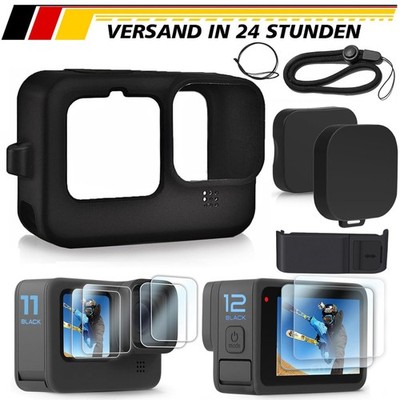 Schutzhülle für GoPro Hero 12/11/10/9 + Batterietür Staubdicht + Displayschutz