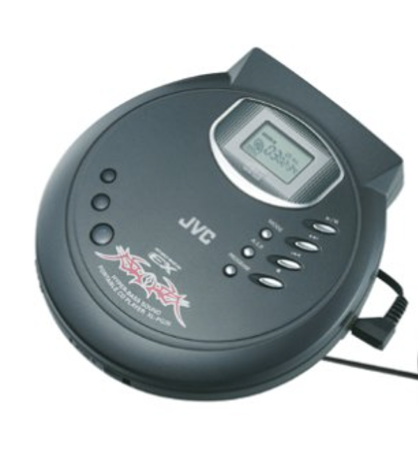 JVC Personal CD Player Extreme Anti-Shock Protection Diamond Black