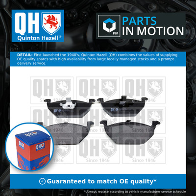 Brake Pads Set fits SEAT LEON 1M1 Front 1.4 1.6 1.9D 99 to 06 QH 1J0698151 New