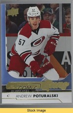 2017-18 Upper Deck Young Guns Silver Foil Andrew Poturalski #483 READ 3ir