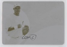 2006 Ultimate Collection Game Materials Printing Plate Yellow 1/1 Derrek Lee s7f