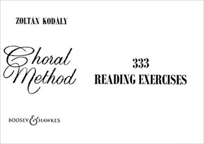 Choral Method children's choir Kodály 333 Reading Exercises Boosey & Hawkes, Lon