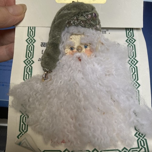 FATHER CHRISTMAS A NUBKIN ORIGINAL CHRISTMAS ORNAMENT FROM A NUB OF CORN 5.5x4" - Picture 3 of 6
