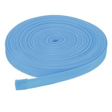 25 Yard x 3/4 inch Width Nylon Webbing Strap Poly Flat Webbing Strapping Blue
