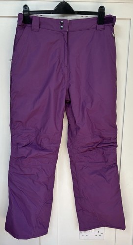 Dare 2b Women’s Ski Trousers Purple Size 14 Waterproof Isotex