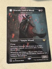 mtg Dracula Lord of Blood // Lord of Bats, Innistrad Crimson Vow, unplayed