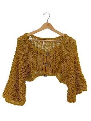 FREE PEOPLE Boléro Dames Veste T EU 34 orange clair style décontracté - Photo 1/4