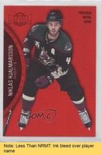 2021-22 Skybox Metal Universe PMG Red 92/100 Niklas Hjalmarsson #6 READ tp3