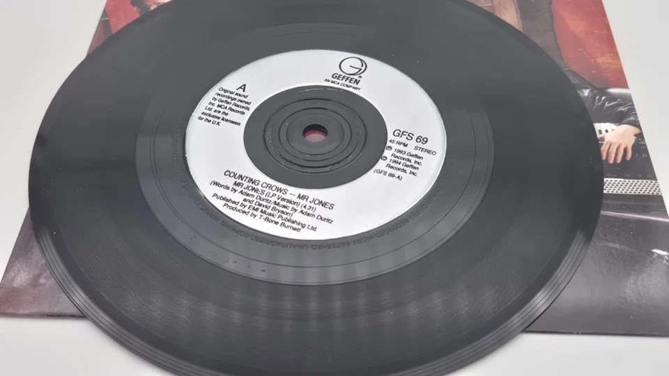 Counting Crows Mr Jones Vinyl Record - Image 2 of 4