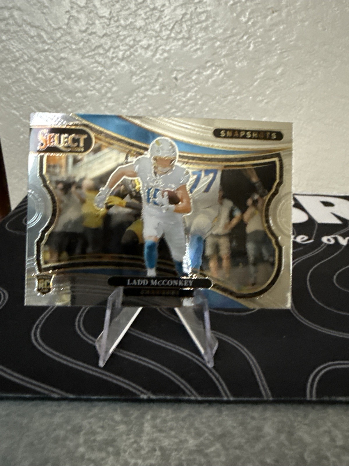 2024 Panini Select - Snapshots Ladd McConkey #12 Silver Prizm (RC)