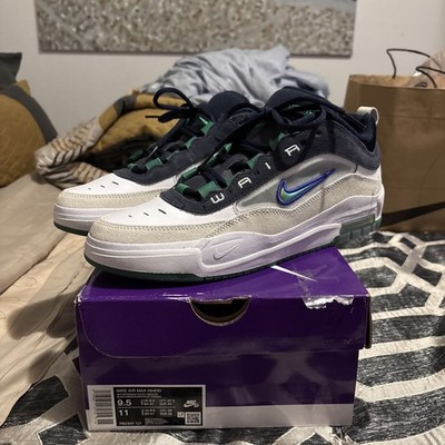 Nike Air Max Ishod Wair Sb White Persian Violet Obsidian Size 9.5 Fb2393-101