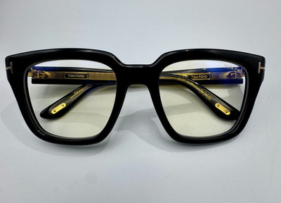 Tom Ford Eyeglasses Frames Icon TF6027-B 001 Black Square Optical 53-20-140