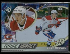 2024-25 Upper Deck #UD3-27 Lane Hutson Montreal Canadiens UD3 Gold 14/333 Card