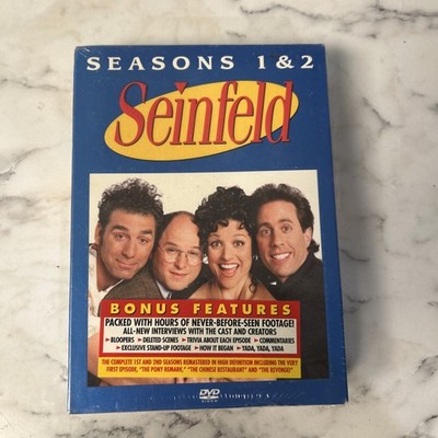 Seinfeld:The Complete 1st First and 2nd Second Seasons(DVD)SEALED BONUS FEATURES