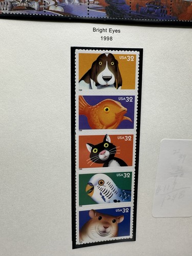 Mixed Lot Of 26 .32c USPS Stamps. Space Discovery, Bright Eyes, Hitchcock, etc - Picture 4 of 18