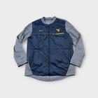 Blue Nike Shield Wv West Virginia Mountaineers Zipper Jacket Men's L Large