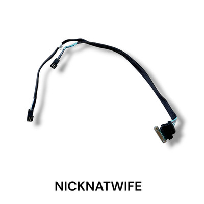   Dell 0K43RY Mini SAS Cable SFF-8087 to Dual SATA Power/Data Cable OEM