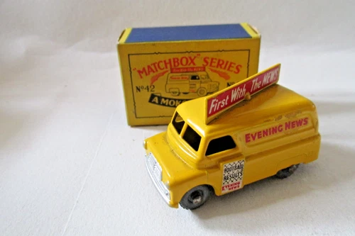 Matchbox Moko Lesney No.42 Bedford News Van  - Boxed