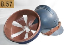 Adrian 15 Type2 Brown Leather WWI Helmet Inner Cover, Size B.57