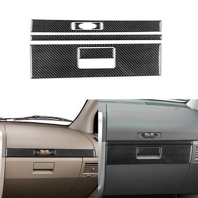 6Pcs Real Carbon Fiber Co-pilot Dashboard Panel Cover For Dodge Caliber 2007-09
