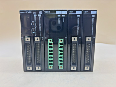 OMRON CPM2C-32CDT1C-D programmierbare Steuerung mit CPM2C-10EDR, 2x CPM2C-16ET1C