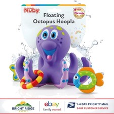 Colorful Floating Octopus Bath Toy with Interactive Rings for Kids 18 