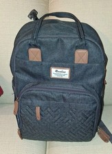 RUVALINO Diaper Bag Backpack Multifunction Gray Travel Case