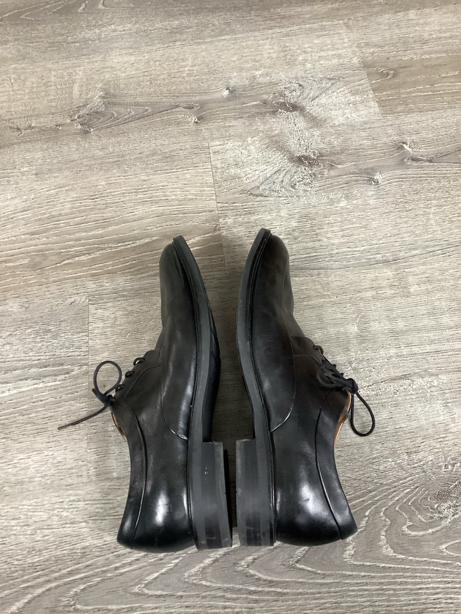 Cole Haan Warren Apron Toe Mens Size 11 Black Oxford Grand.OS Dress Shoes C20159 Shoes | Cole Haan Mens Warren Apron Oxford Black Leather  main image 4