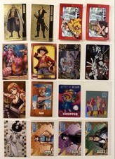 One Piece Card Sticker Scratch Other 16 Pieces Luffy Zoro Nami Robin Other
