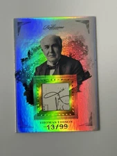 2023 Bellissimo Edition Thomas Edison Jumbo Handwritten Document Relic #'d /99