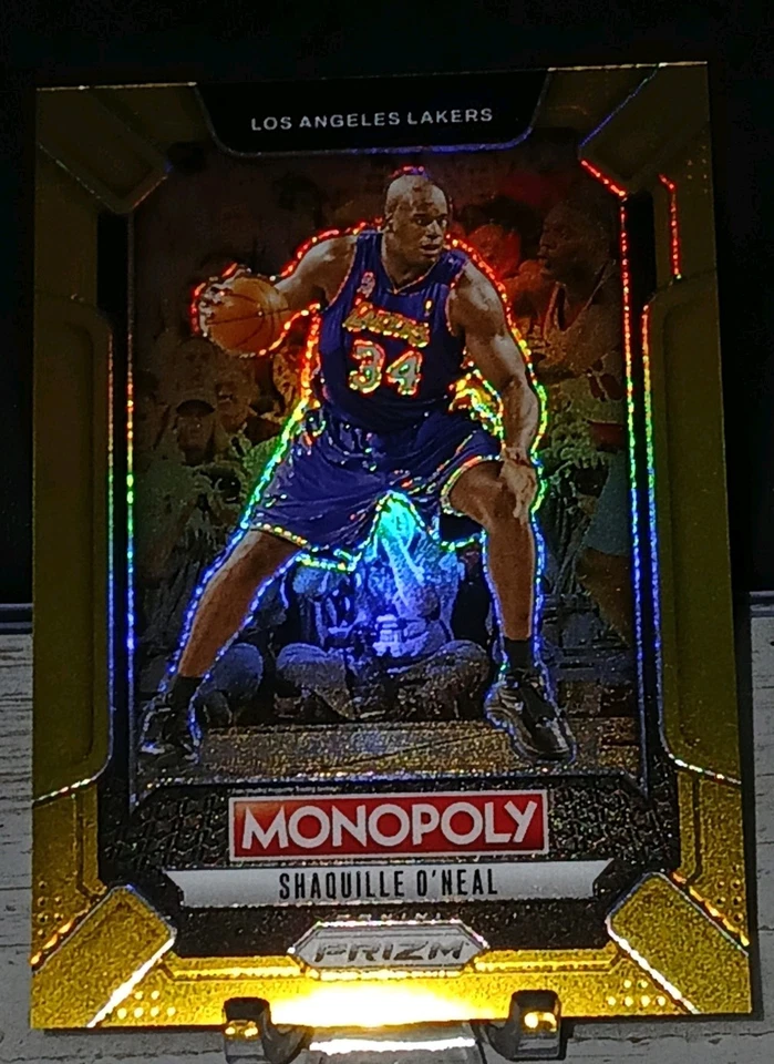 Prizm Monopoly Shaquille O’Neal Gold 2024-25/49Lakers muy bien centrado 🔥🔥 Foto 2 de 3