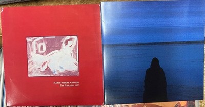 MARIE-PIERRE ARTHUR LP LOT - DES FEUX POUR VOIR/ALBUM BLEU vinyl simone VG+