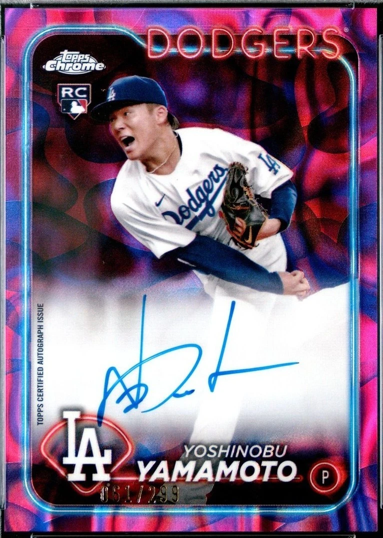 2024 Topps Chrome Update Series - Yoshinobu Yamamoto #AC-YY for