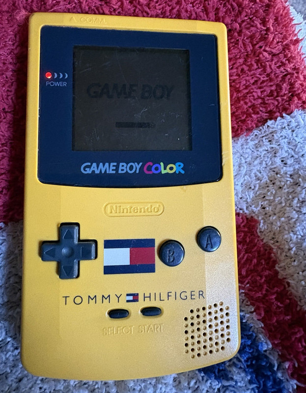 Nintendo Game Boy Color Tommy Hilfiger Edition Yellow/Blue Handheld CGB-001