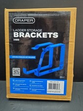 Draper Heavy Duty Ladder Rack Brackets Hooks Wall Mount Storage Trailer Rack