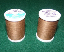 Dual Duty All Purpose Polyester Thread, 250 yards, Caf  Beige 8180 