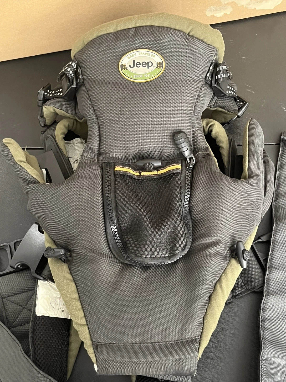 JEEP Baby Traveler Infant Carrier Front Backpack Kolcraft JC001-XHN3 Adjustable