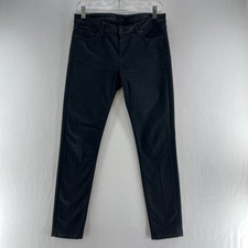 AllSaints Mast Skinny Jeans Women W29 Stretch Denim Mid Rise Ankle Zip Fly Black