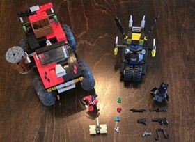 LEGO Batman 7886 The Batcycle Harley Quinn&rsquo;s Hammer Truck 100% Complete W Manual