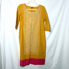 W For Woman Yellow Red Kurta, Size 10 New with tags