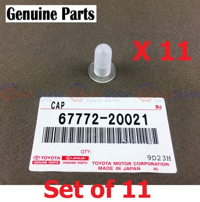 Genuine LandCruiser BJ61 BJ60 BJ46 BJ45 BJ44 BJ43 BJ42 Trim Retainer Cap x11 - Image 1 of 4