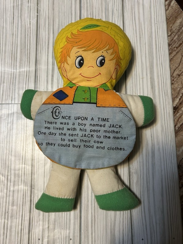 1979 Jack And The Beanstalk Cloth Flip Book