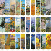 ÖLgemäLde-Kunst-Lesezeichen-Set, 15 Cm X 4 Cm, 30 StüCk, Kreatives Literarisches