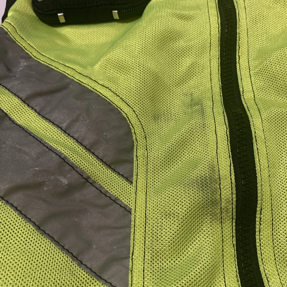 Fluorescent Yellow Reflective Vest ICON Motorsports Mesh Mil Spec Super size - Image 2 of 4