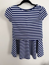 Ralph Lauren Skirt And Shirt Set Navy And White Size Large 12-14 Kids